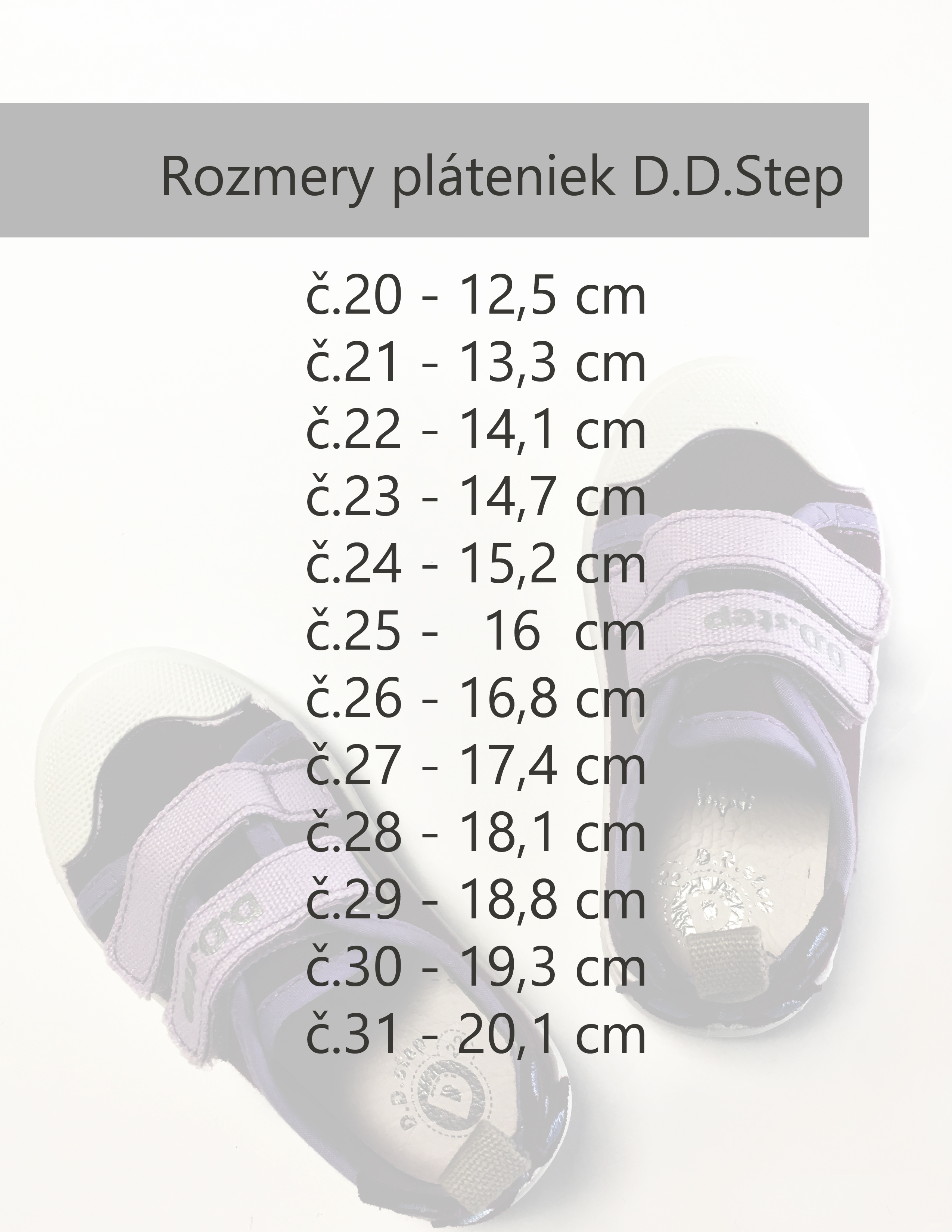 D.D.Step plátenky č.20-31